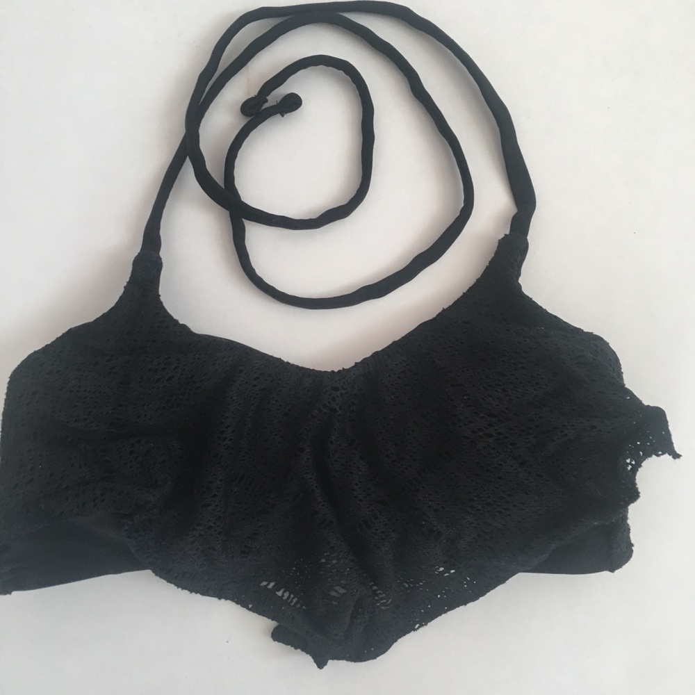 Xhilaration black bathing suit top XS